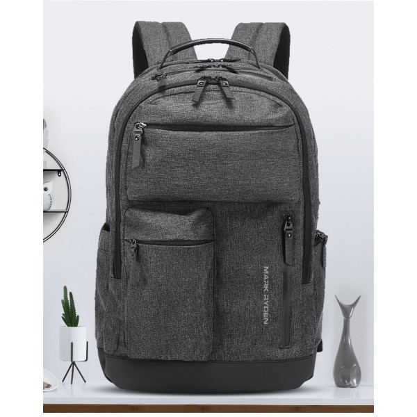 Mark Ryden Man Backpack Multi-layer Space 15.6 inch Laptop USB Recharging Travel Male Bag Anti-thief...