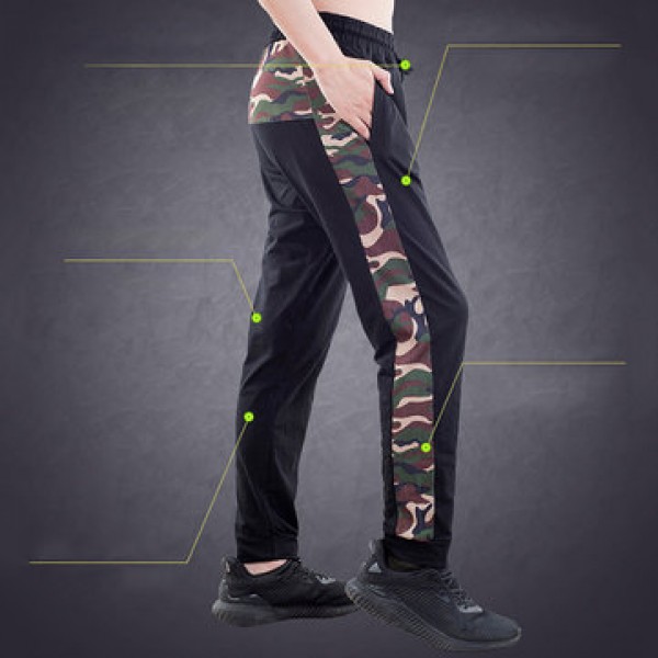 Men Casual Quick-drying Stretch Leggings Running Harem Pants Yoga Trousers