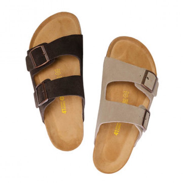Aishoes Soft Leather Wooden Men Sandals Thick Bottom Wear Resistance Non-slip  Summer Beach Sandals From Xiaomi Youpin