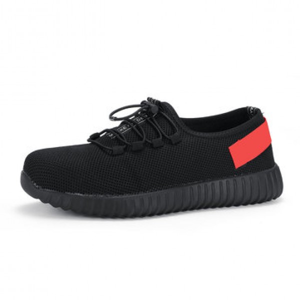 TENGOO Men Safety Shoes Work Shoes Waterproof Running Hiking Camping Shoes Non-Slip Soft