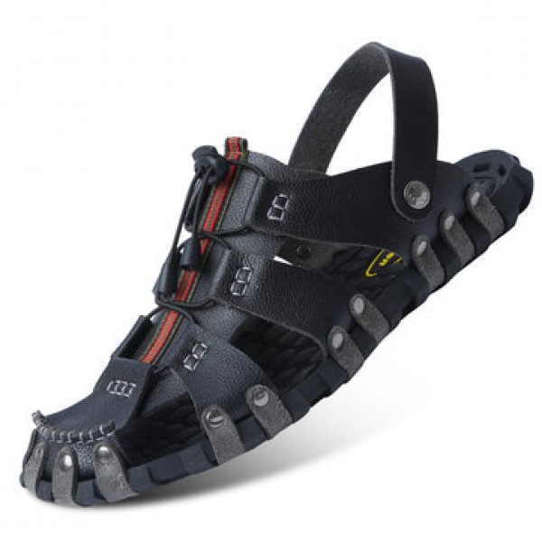 Men Beach Shoes Breathable Sandals Cooler Summer Rubber Soft Male Slippers