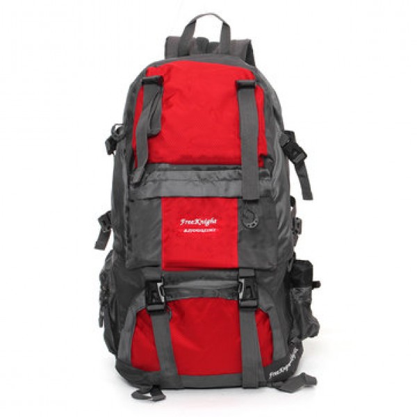50L 210D Waterproof Nylon Backpack Camping Hiking Mountaineering Rucksack